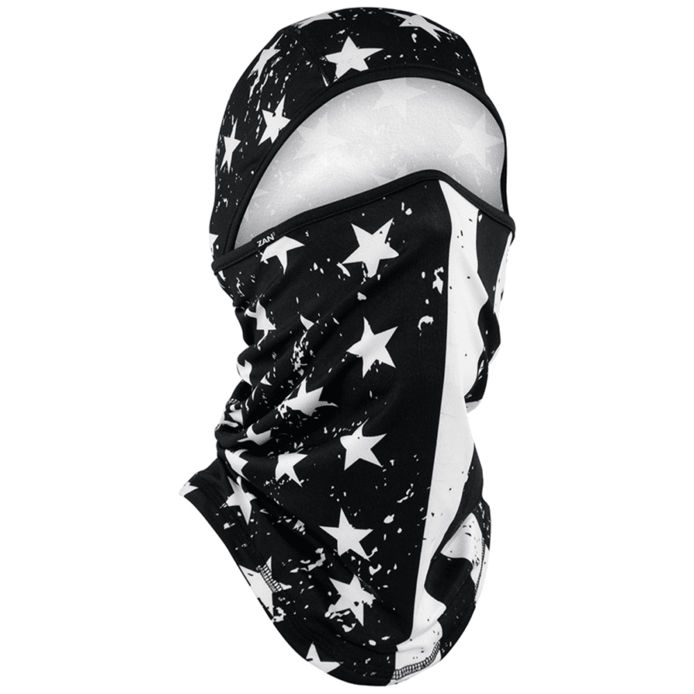 Zan Headgear Balaclava - Black and White Flag, SportFlex