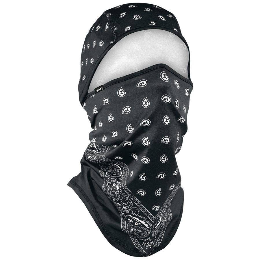 Zan Headgear Balaclava - Black Paisley, SportFlex