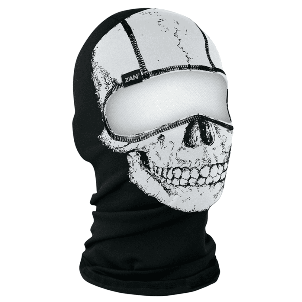 Zan Headgear Balaclava - Skull, Polyester