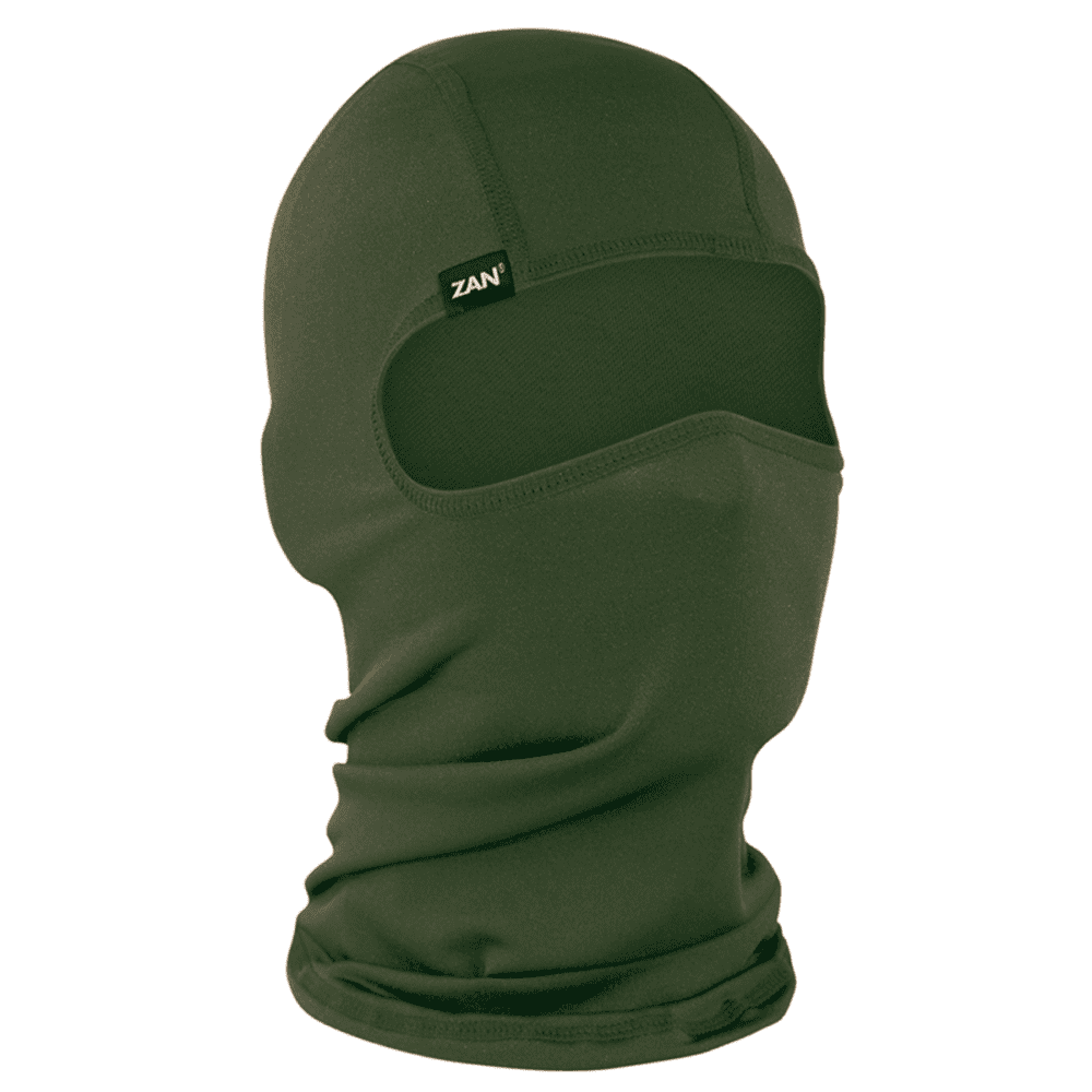 Zan Headgear Balaclava - Olive Drab, Polyester