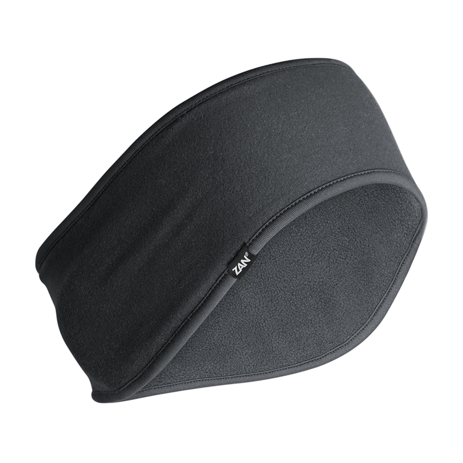 Zan Headgear Ear Headband SportFlex Low Pile Fleece - Black WEWF114 - Clothing & Accessories