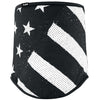 Zan Headgear Neck Gaiter SportFlex® or Fleece - Black and White Flag, SportFlex