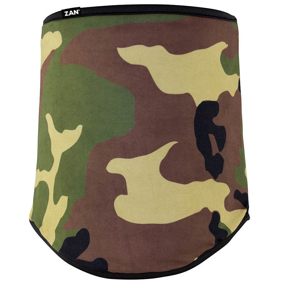 Zan Headgear Neck Gaiter SportFlex® or Fleece - Woodland Camo, SportFlex