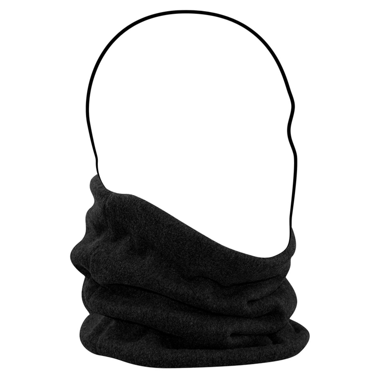 Zan Headgear Neck Gaiter SportFlex® or Fleece - Black, Fleece