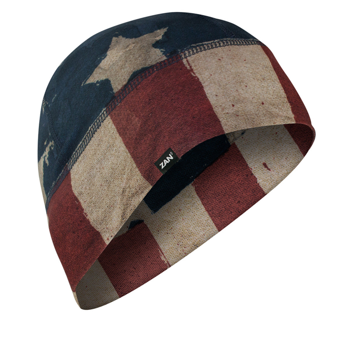 Zan Headgear SportFlex® Helmet Liner/Beanie Skull Cap - Patriot, SportFlex