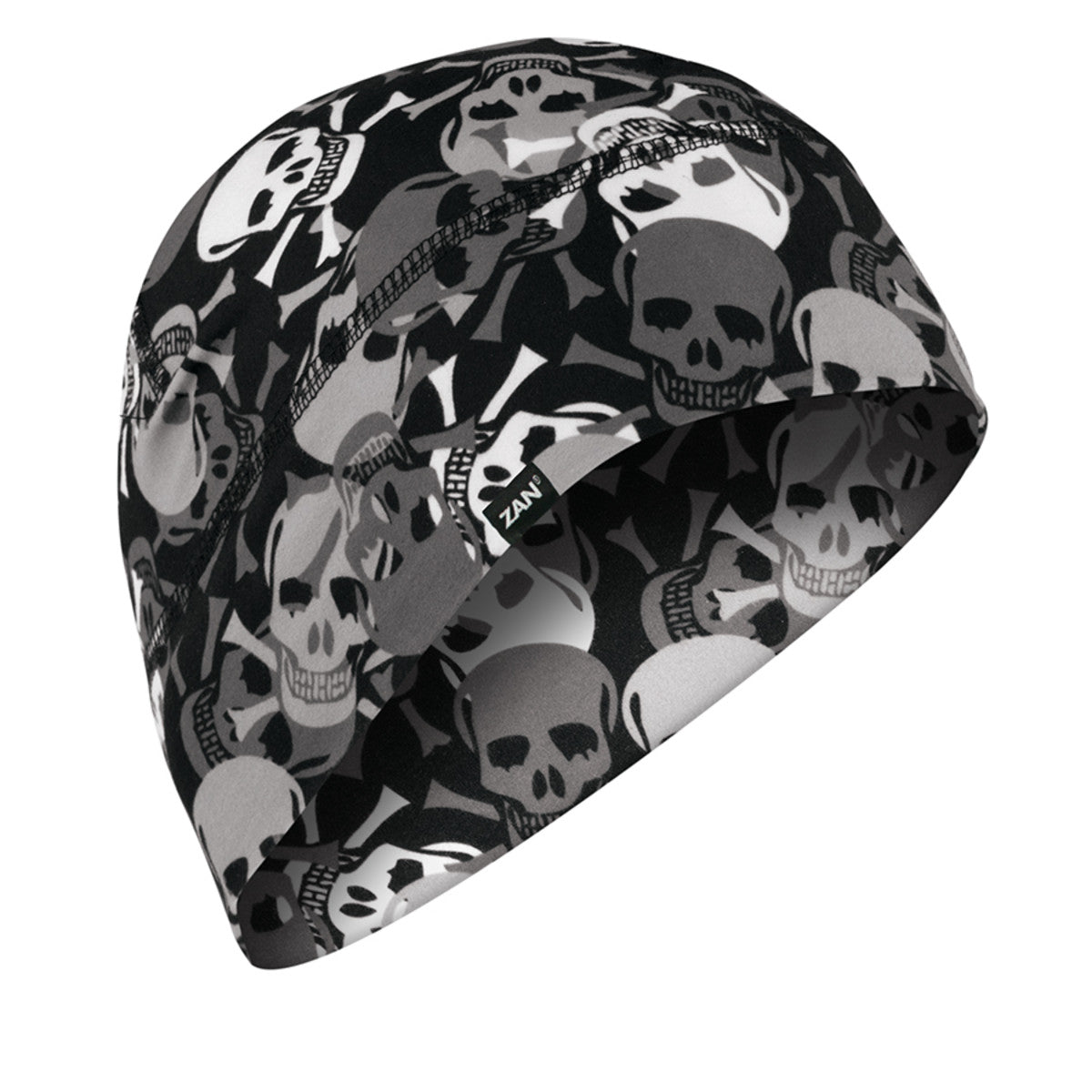 Zan Headgear SportFlex® Helmet Liner/Beanie Skull Cap - All Over Skull, SportFlex