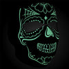 Zan Headgear Neoprene Full Face Mask - Calavera Glow in the Dark