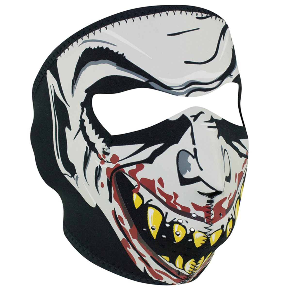 Zan Headgear Neoprene Full Face Mask - Vampire Glow in the Dark
