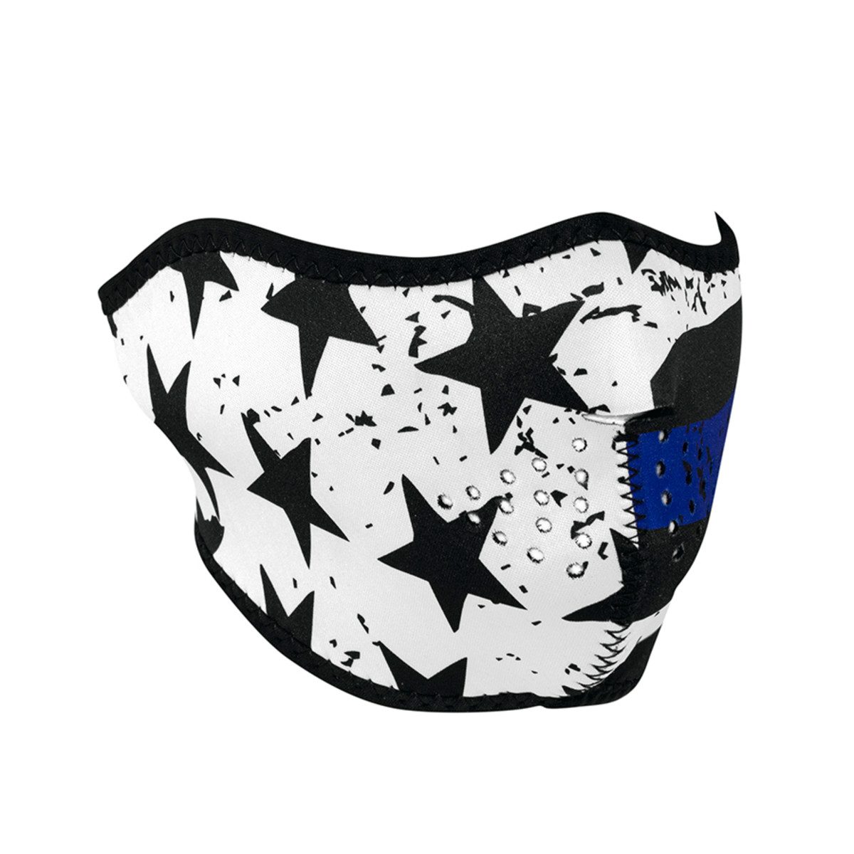 Zan Headgear Neoprene Half-Face Mask - Thin Blue Line