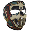 Zan Headgear Neoprene Full Face Mask - Psychedelic Skull