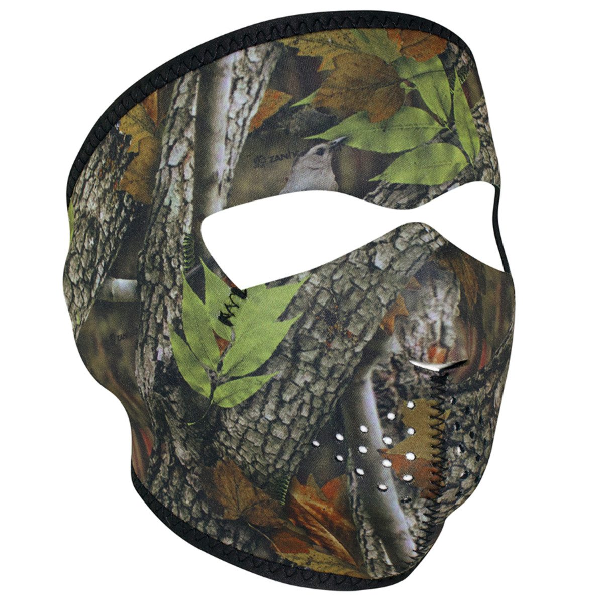 Zan Headgear Neoprene Full Face Mask - Forest Camo