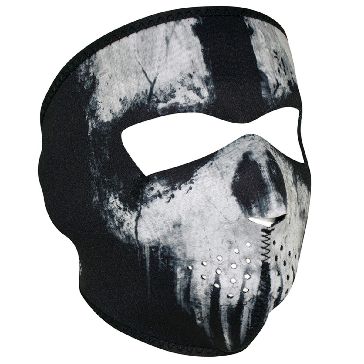 Zan Headgear Neoprene Full Face Mask - Skull Ghost