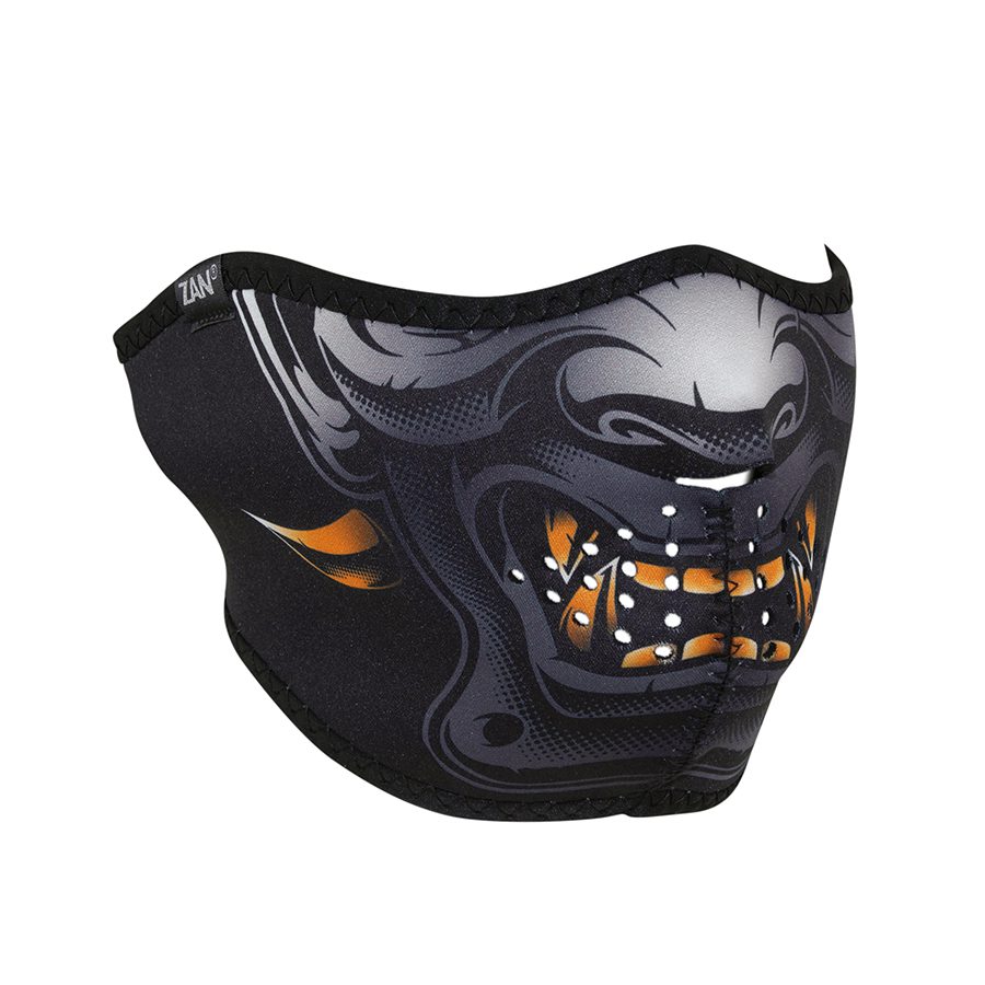 Zan Headgear Neoprene Half-Face Mask - Horned Demon