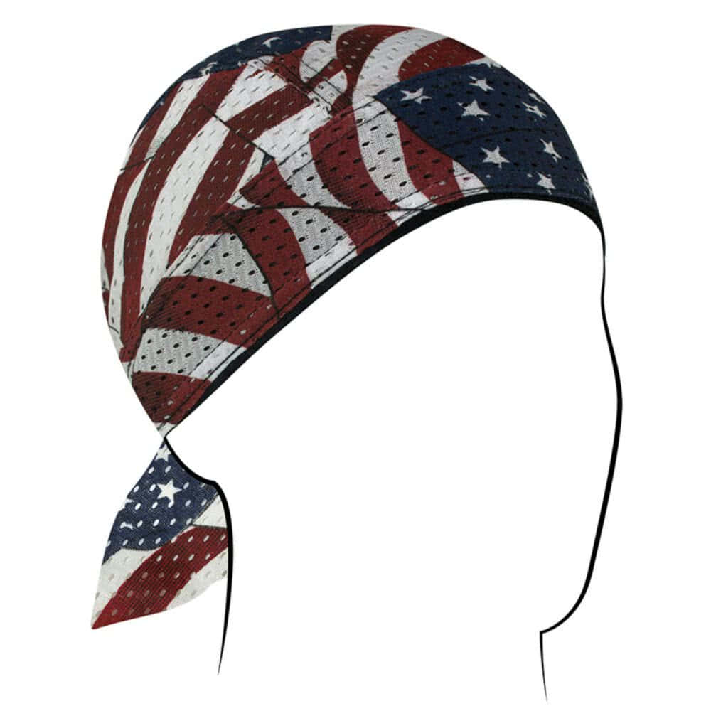 Zan Headgear Flydanna Vented - Wavy American Flag