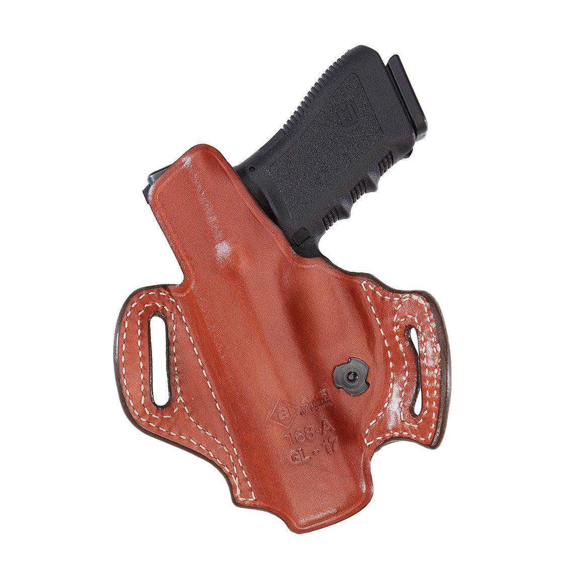 Aker Leather FlatSider™ XR13 Open Top Belt Slide Holster 168A - Tactical &amp; Duty Gear