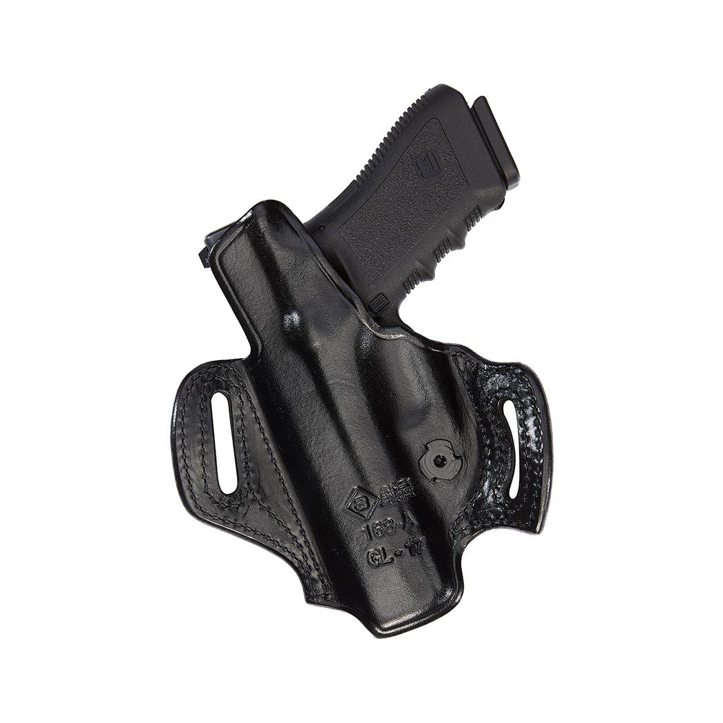 Aker Leather FlatSider™ XR13 Open Top Belt Slide Holster 168A - Tactical &amp; Duty Gear