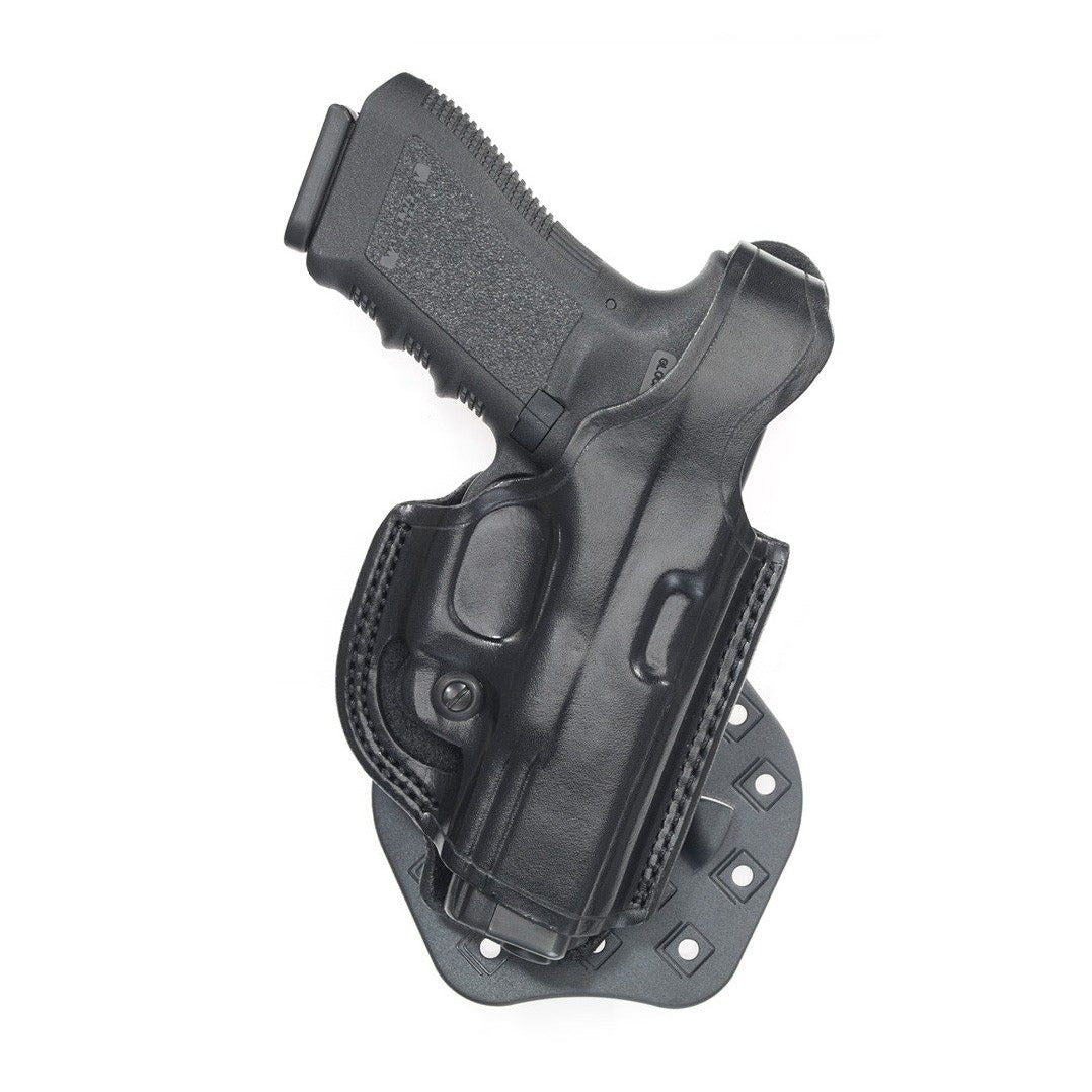 Aker Leather FlatSider™ XR17 Paddle Holster with Thumb Break 268 - Tactical &amp; Duty Gear