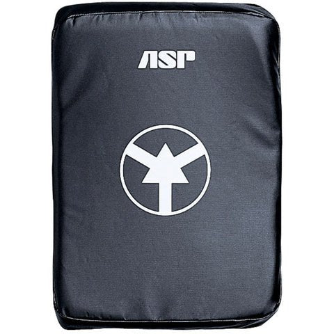 Front of black ASP baton training bag with white ASP logo and Strike Force target logo