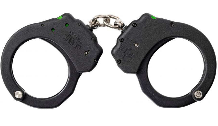 ASP Chain Ultra Plus Handcuffs - Steel or Aluminum - Aluminum, European
