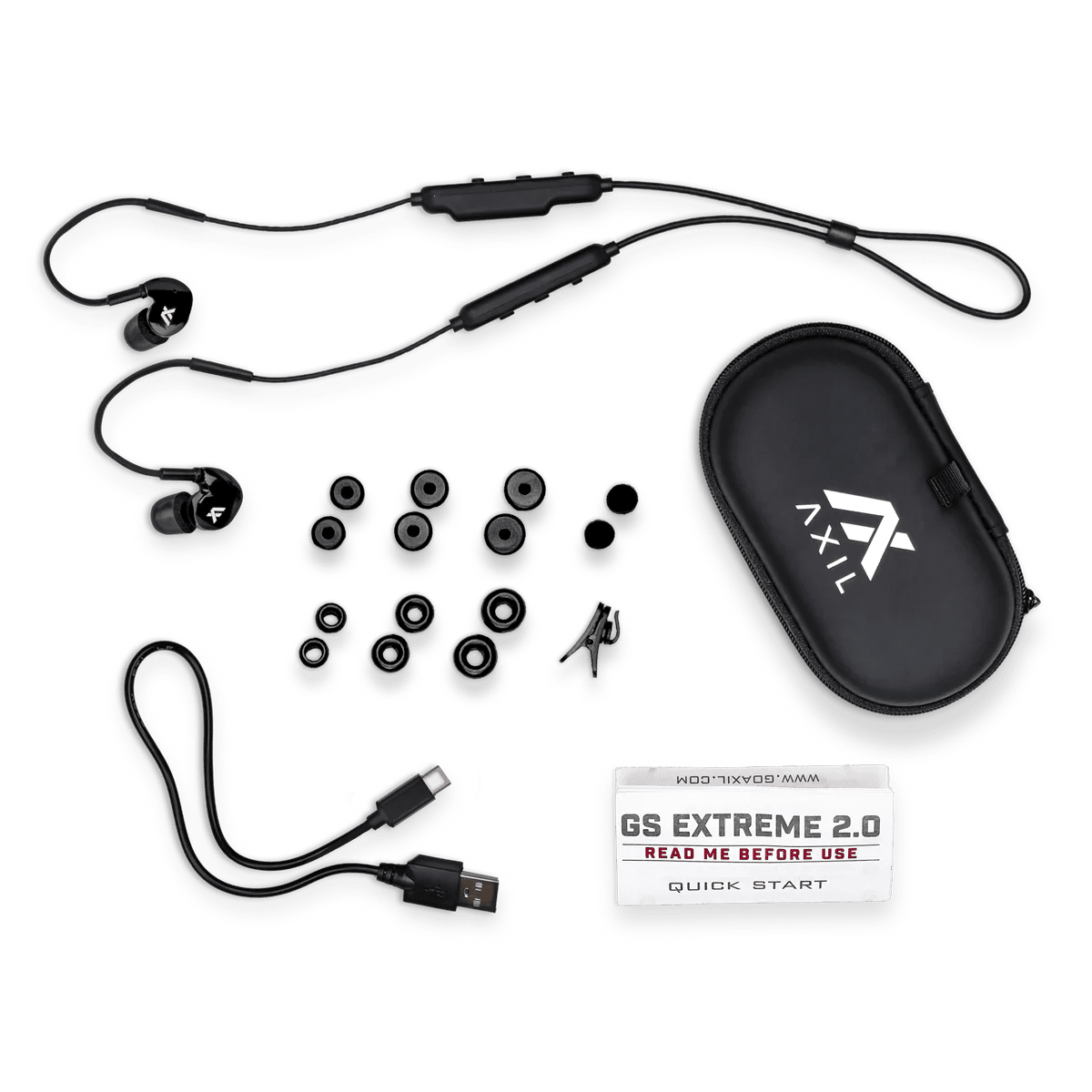 Axil GS Extreme 2.0 3-in-1Bluetooth Earbuds GS-XR - Shooting Accessories