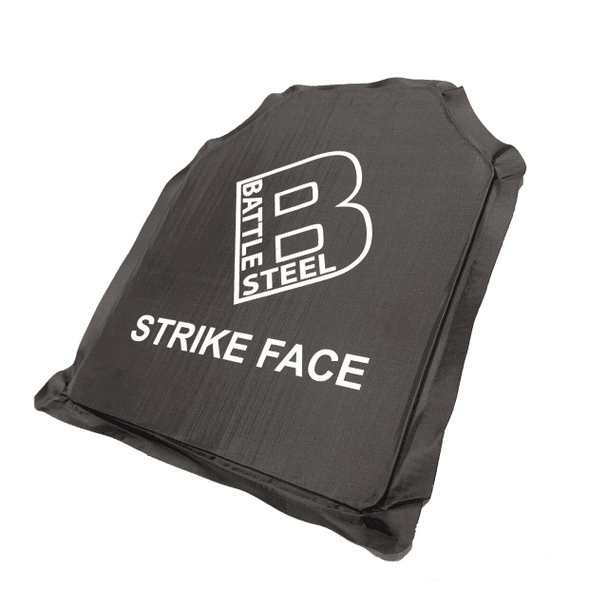 Battle Steel Armor Flexible Ballistic Armor Panel - Level IIIA Shooters Cut - 10" x 12"