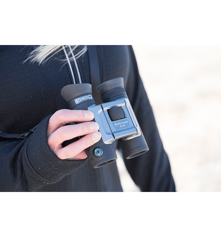 Steiner Binoculars BluHorizons 10x26 / 10x42 Sunlight Adaptive Binocular - Shooting Accessories