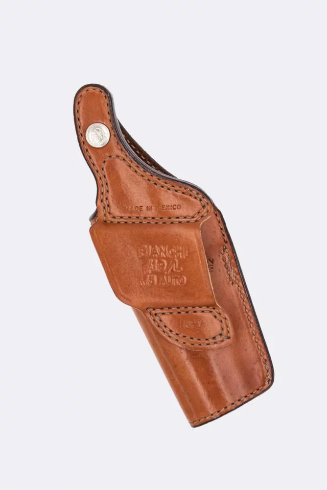 Bianchi Model 19L Thumbsnap Suede Lined Belt Slide Holster - Tactical &amp; Duty Gear