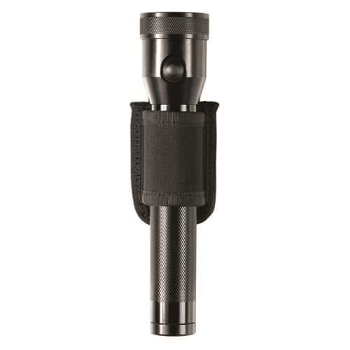 Bianchi Model 8026 PatrolTek Compact Light Holder 1018248 in black, front view