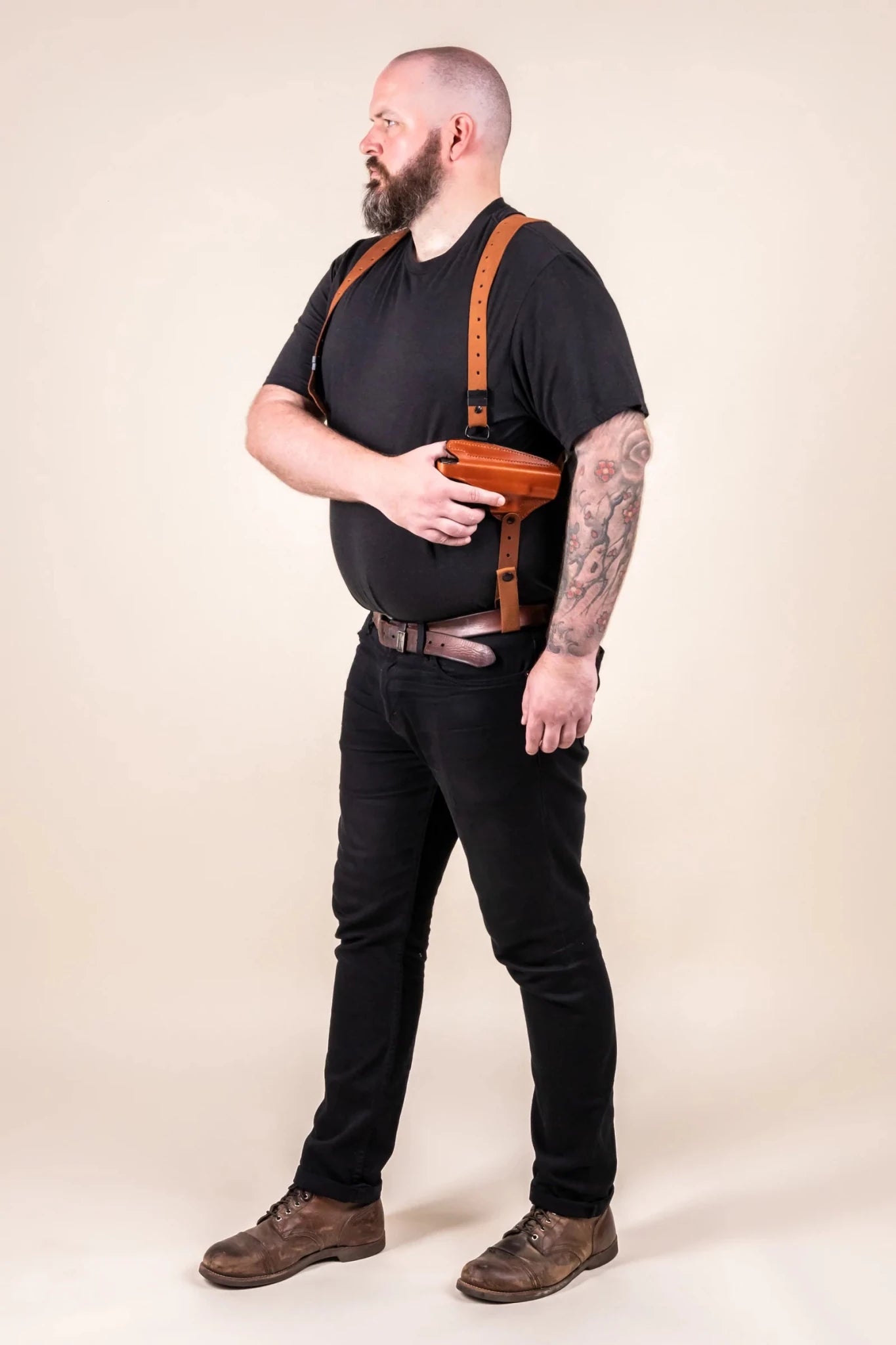 Bianchi Model X16 Agent Shoulder Holster - Unlined - Tactical &amp; Duty Gear