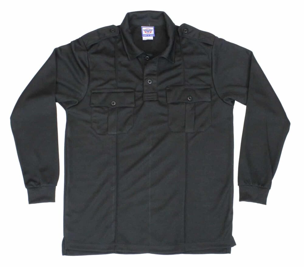 Pro-Dry Long Sleeve Polo Shirt with Two Pockets - Discontinued