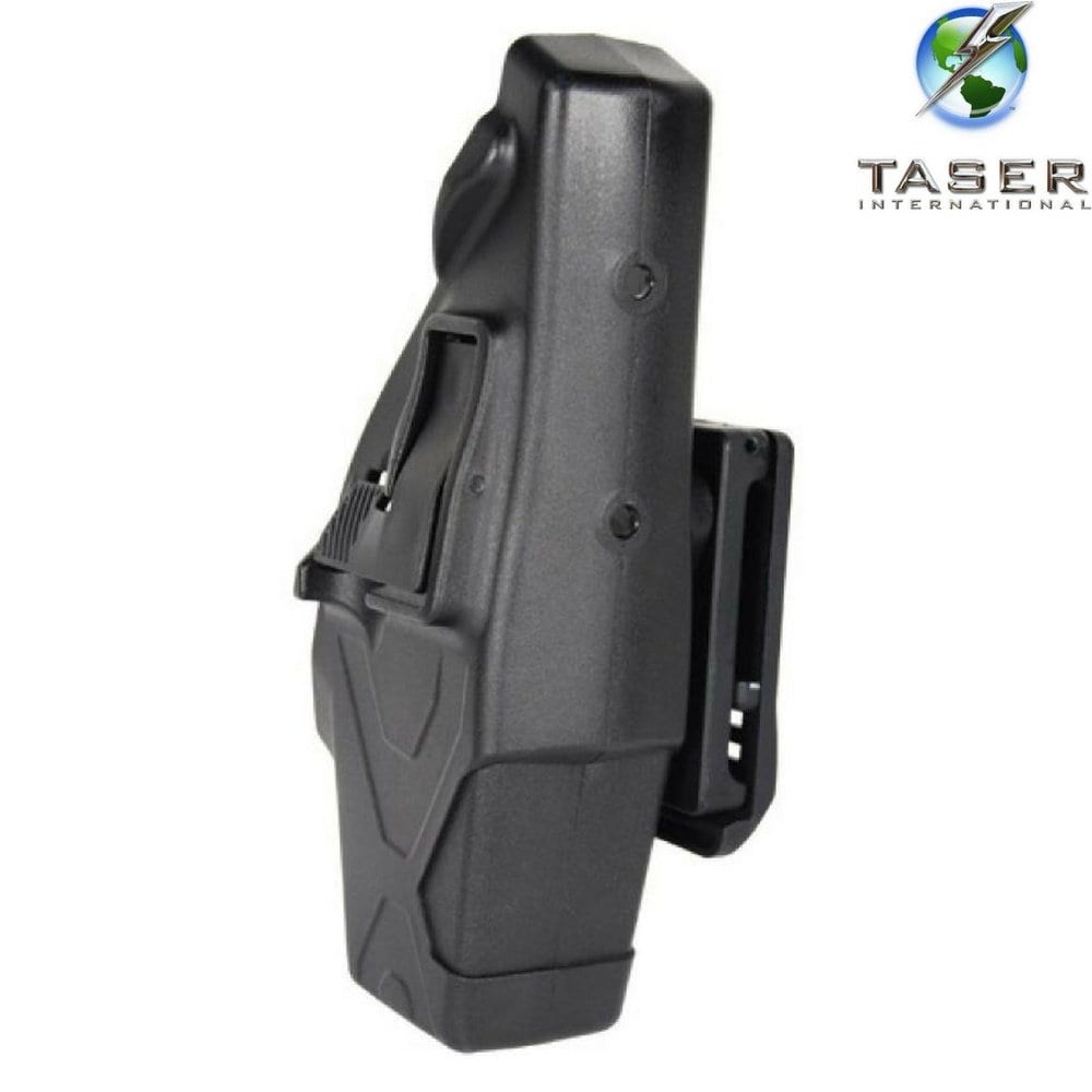 BLACKHAWK! TASER X26P and X1 holster in black, product and packaging view