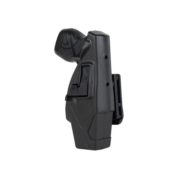 BLACKHAWK! TASER X26P and X1 holster in black, close up detail view