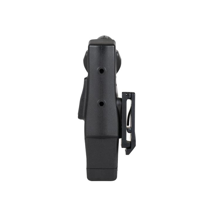 BLACKHAWK! TASER X26P and X1 holster in black, close up detail view