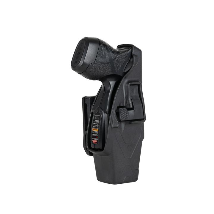 BLACKHAWK! TASER X26P and X1 holster in black, close up detail view