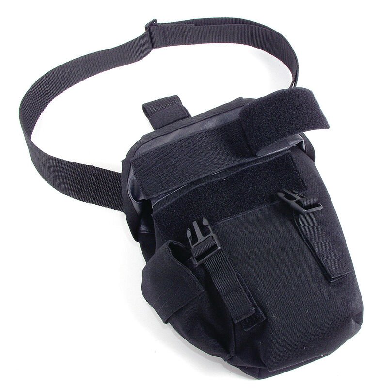BLACKHAWK! Omega Elite Gas Mask Pouch - Black 56GM00BK - Tactical &amp; Duty Gear