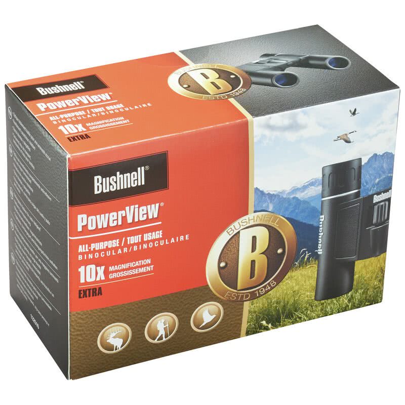 Bushnell Powerview Roof Prism Binoculars - 10x25