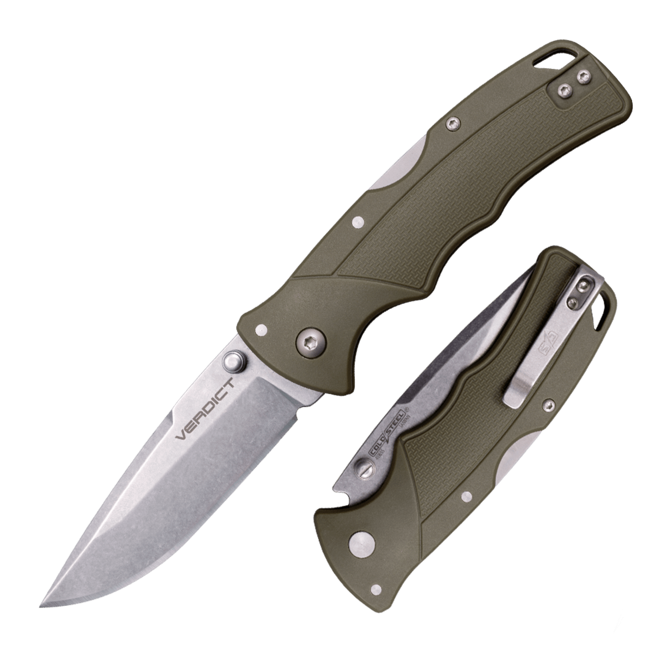 Cold Steel Verdict Spear Point (4116SS) CS-FL-C3SPSSODG - Newest Products