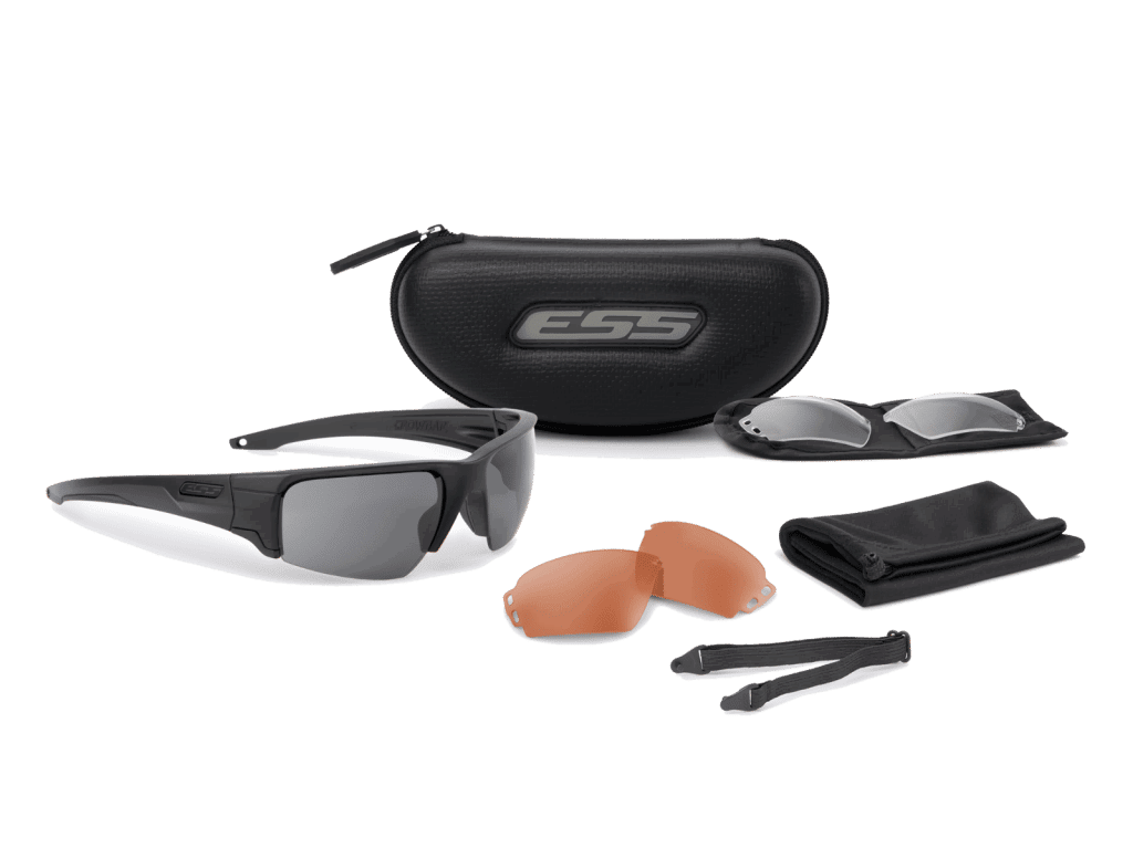 ESS Crowbar Interchangeable-Lens Ballistic Sunglasses - Shooting Accessories