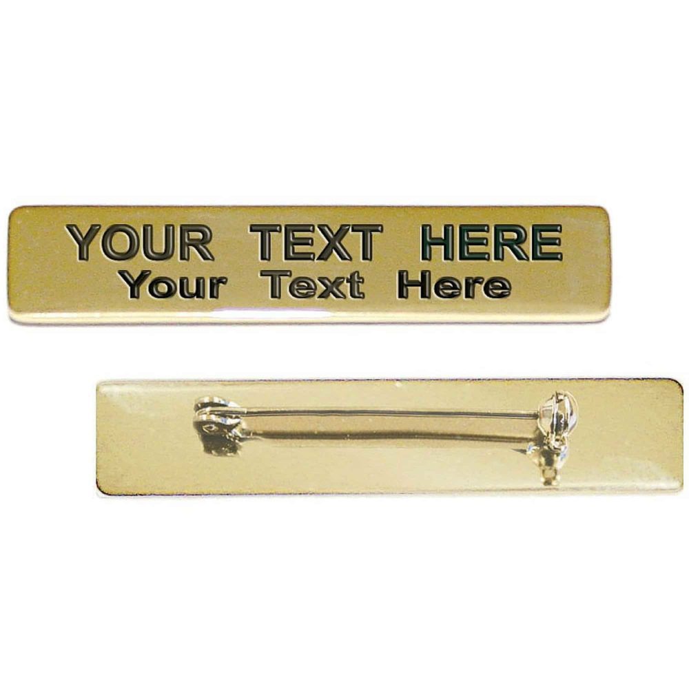 Engraved Nameplate (One or Two Lines)