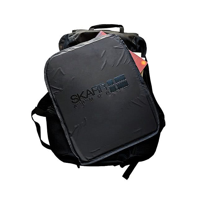 Skarr Armor Ultra-Lite Kevlar NIJ IIIA Backpack Bulletproof Panel SBBP-03 - Newest Products
