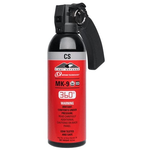 Defense Technology First Defense MK-9 OC, CS, MC and Inert Training Aerosols - Tactical &amp; Duty Gear
