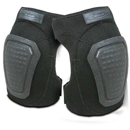 Damascus Imperial Neoprene Knee with Reinforced Caps DNKP - Black