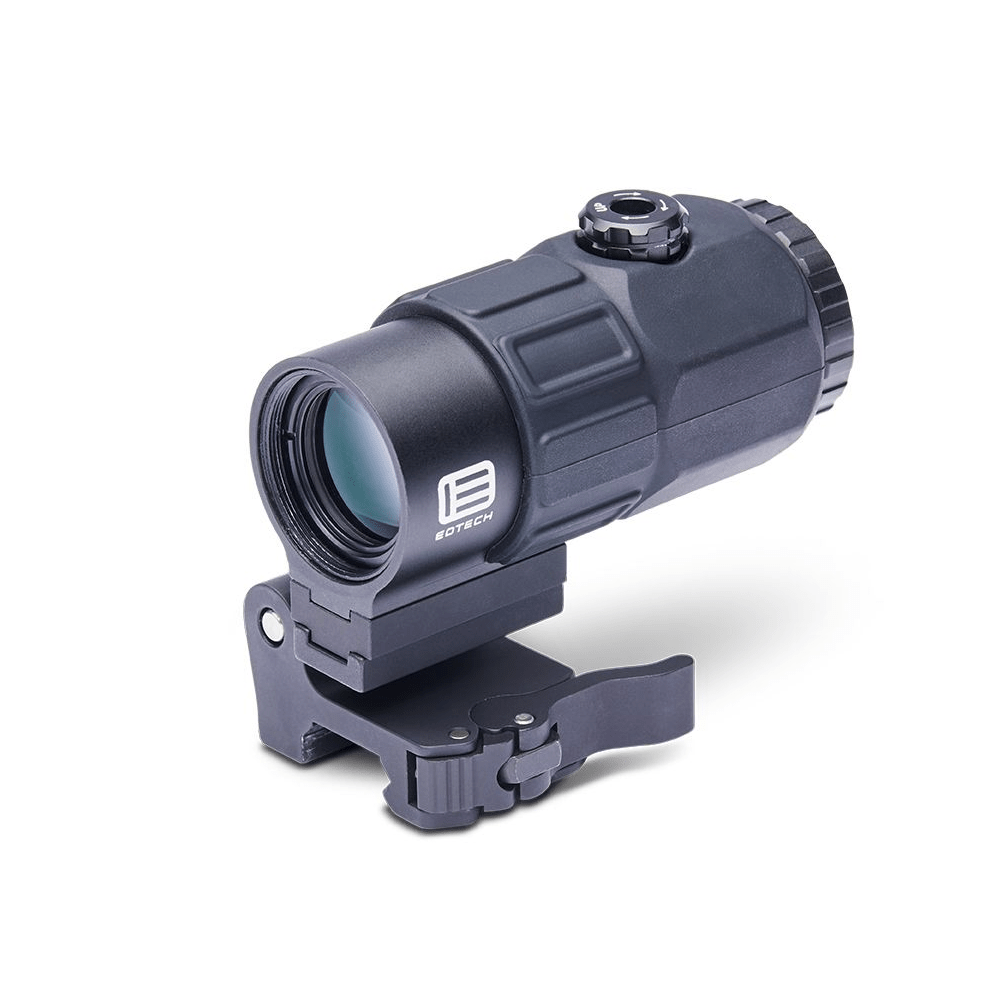 EOTech G45 5X magnifier model G45.STS in matte black, front view