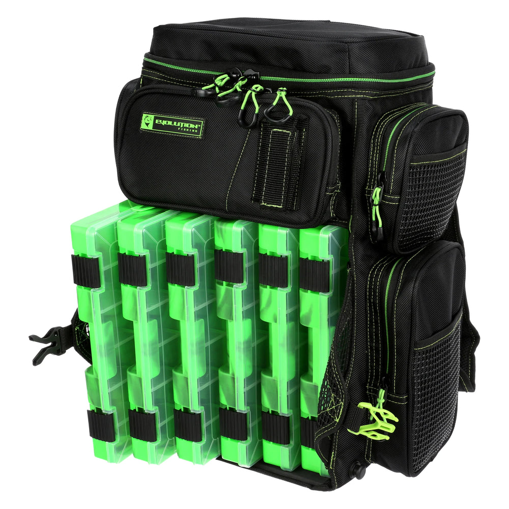 Evolution Outdoor 3600 Drift Tackle Backpack - Tackle Boxes &amp; Bags