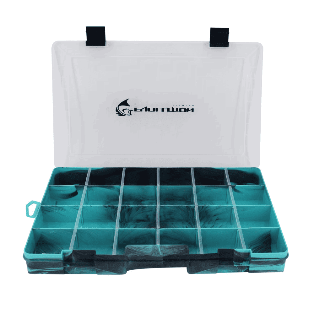 colored tackle boxes Evolution Drift Series 3700 Tackle Tray Seafoam