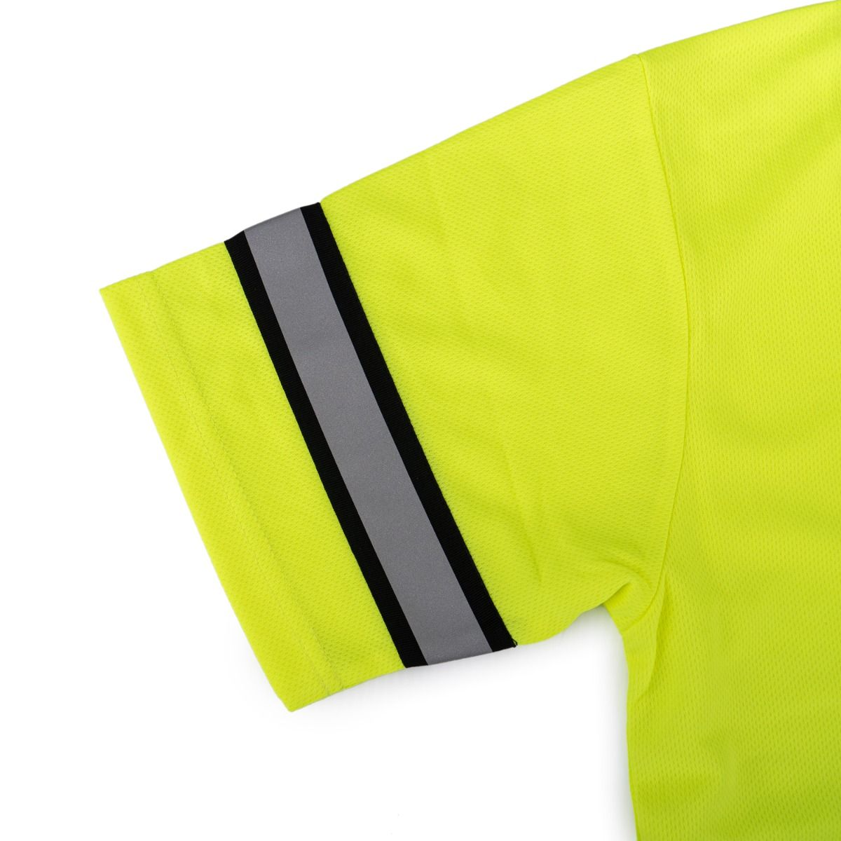 Close up of the First Class Hi-Vis Bike Patrol Polo Shirt PS69 sleeve