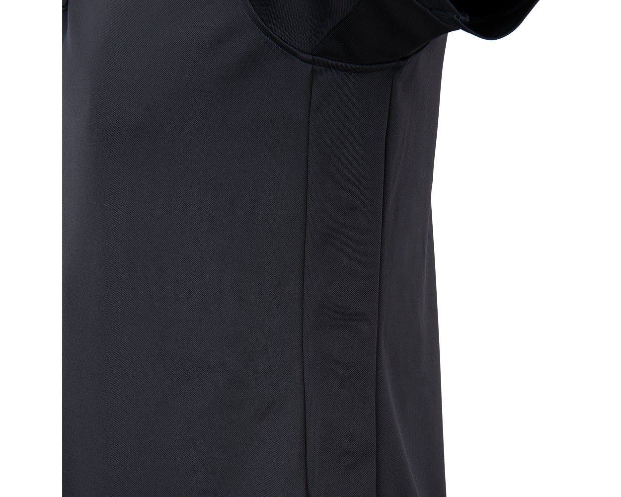 Side panel seam for added mobility on the Flying Cross Impact Polo