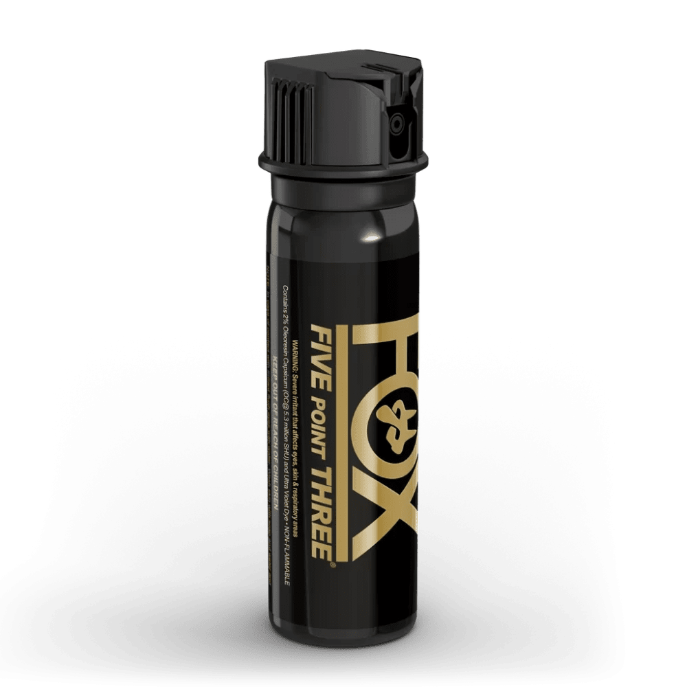 Fox Labs International Five Point Three 3oz., 2% OC, Flip Top, Stream Spray Pattern 32FTSDB - Tactical &amp; Duty Gear