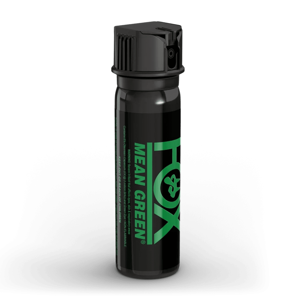 Fox Labs International Mean Green Defense Spray 3oz., 6% OC, Flip Top, Stream Pattern 36MGS - Tactical &amp; Duty Gear