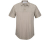 Flying Cross FX STAT Men's Short Sleeve Hybrid Uniform Shirt FX7000VS - Silver Tan, XS
